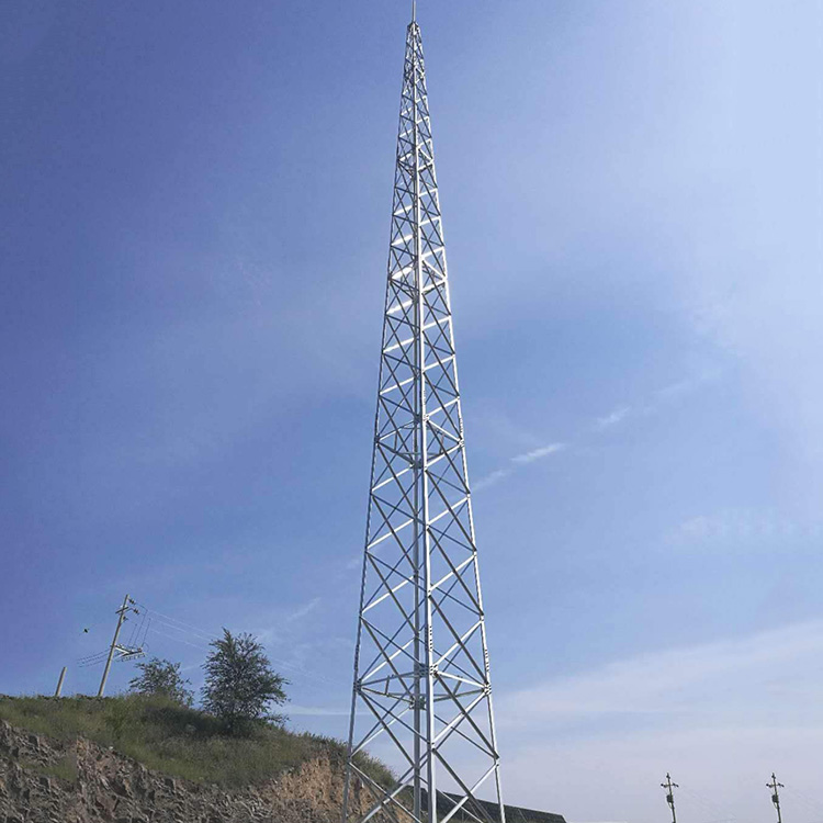 GFW2-9鋼結(jié)構(gòu)避雷帶塔 40米角鋼避雷線塔 化工廠避雷針塔